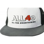 ALL FOR ORIENTEERING TRUCKER шапка, Белый-Черный-Серый