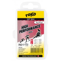 Parafīns TOKO High Performance Hot Wax red, 40g