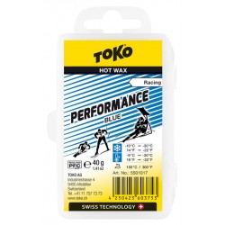 Parafīns TOKO Performance Hot Wax blue, 40g