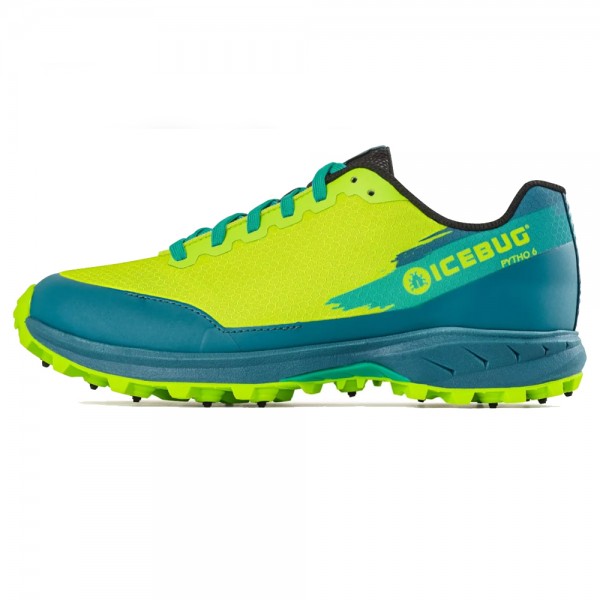 ICEBUG Pytho6 BUGrip ziemas skriešanas apavi ar metāla radzēm, Lime/Mint ICEBUG Pytho6 BUGrip ziemas skriešanas apavi ar metāla radzēm, Lime/Mint