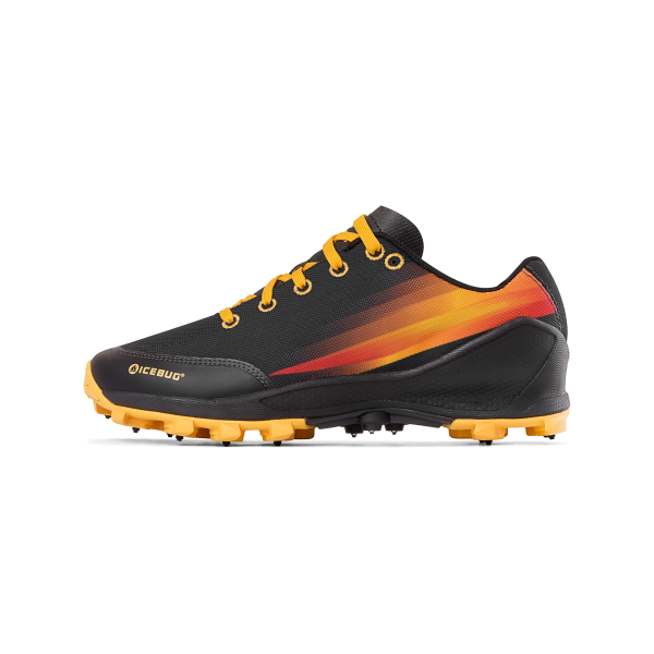 ICEBUG Zeal5 OLX orientēšanās apavi ar radzēm, Black/Fire Orange