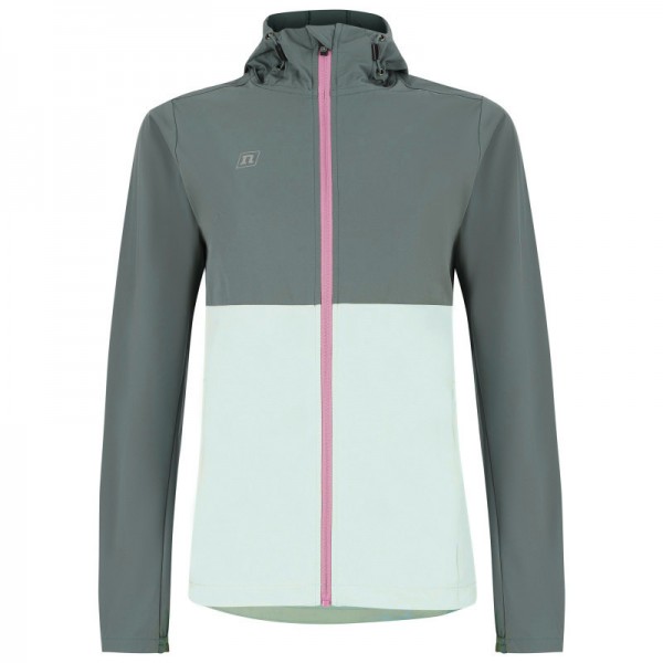 NONAME ICON TECH JACKET WO sieviešu treniņjaka, Teel Green / Fresh Mint