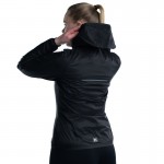 NONAME WINDSHELL WOMENS sieviešu skriešanas jaka, melna