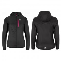 NONAME WINDSHELL WOMENS sieviešu skriešanas jaka, melna
