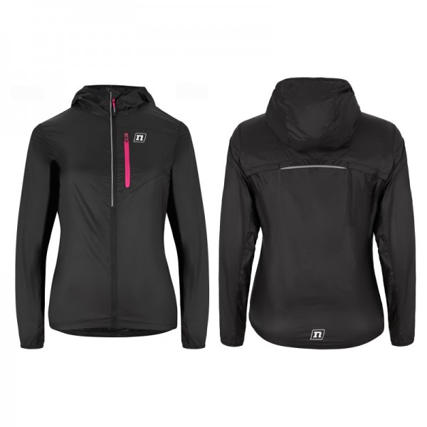NONAME WINDSHELL WOMENS sieviešu skriešanas jaka, melna