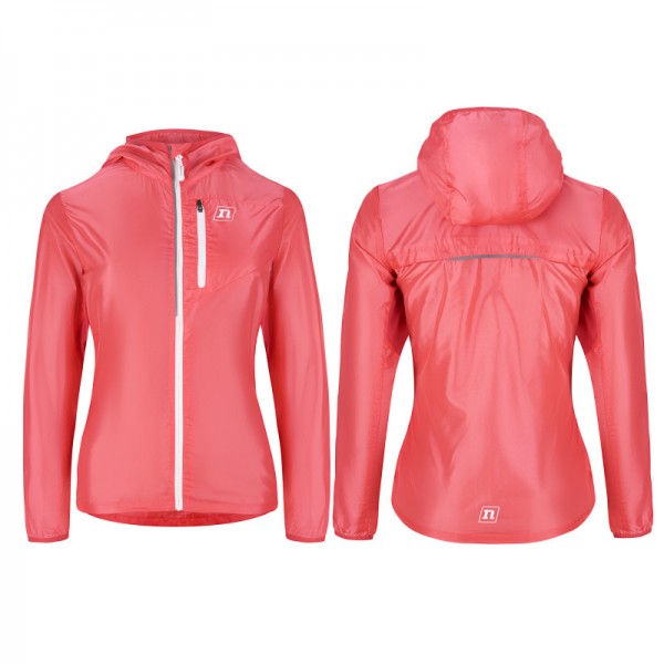 NONAME WINDSHELL WOMENS sieviešu skriešanas jaka, coral NONAME WINDSHELL WOMENS sieviešu skriešanas jaka, coral