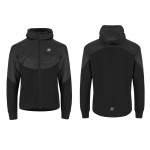 NONAME WINDRUNNER BLACK UNISEX sporta jaka, melna NONAME WINDRUNNER BLACK UNISEX sporta jaka, melna
