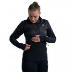 NONAME WINDRUNNER BLACK WOMENS sieviešu sporta jaka, melna NONAME WINDRUNNER BLACK WOMENS sieviešu sporta jaka, melna