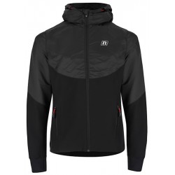 NONAME WINDRUNNER BLACK UNISEX sporta jaka, melna